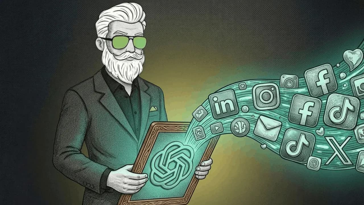 Cómo Usar ChatGPT para Crear Contenido para Redes Sociales (Guía Práctica 2026) cover image